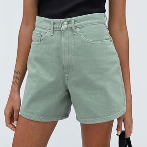 Everlane A line denim shorts